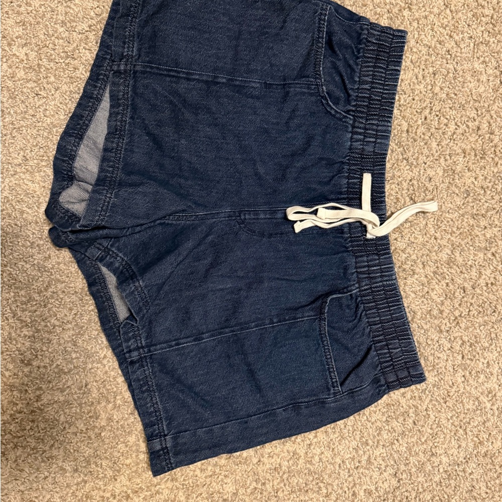 Target Universal Thread Drawstring Denim Shorts - image 3